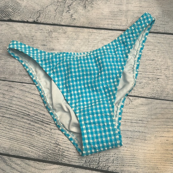 NEW Lilly Pulitzer Pico High-Cut Bikini Bottoms Women’s Striped Blue White - 2 - Picture 2 of 5